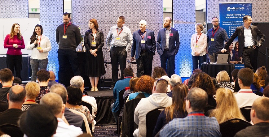 eBusiness Institute Graduates at Digital Marketing Training Event