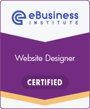 Website Designer Badge Certified eBusiness Institute